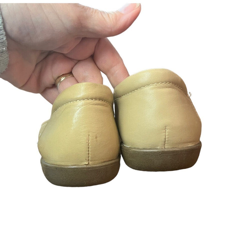 Naturalizer 9M Comfort Flexy Flat Ballet Dress Shoes Nude Tan Beige - Picture 4 of 4